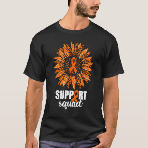 Leukemiebewustzijn Zonnebloemvlinder T-shirt