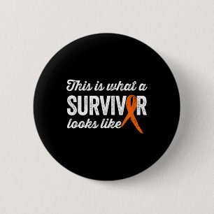 Leukemiebewustzijnsproducten Bloedkanker Overleven Ronde Button 5,7 Cm