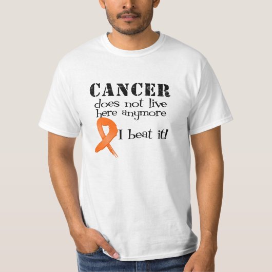Leukemiekanker leeft hier niet meer t-shirt (Voorkant)