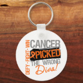 Leukemiekanker trok de verkeerde diva sleutelhanger (Voorkant)