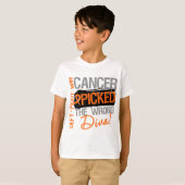 Leukemiekanker trok de verkeerde diva t-shirt (Voorkant volledig)