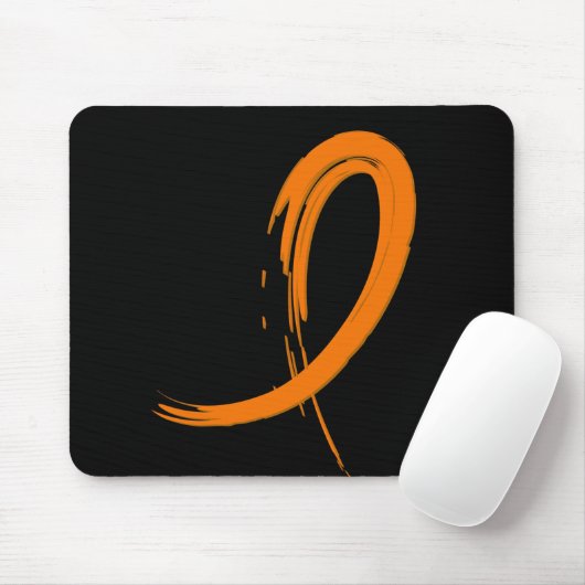 Leukemiekemie's Oranje lint A4 Muismat (Met muis)