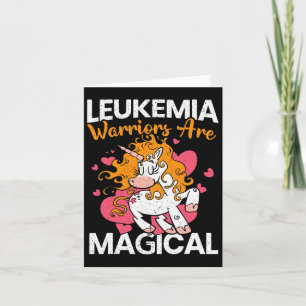 Leukemiepatiënten zijn Magische Unicorn Leukemie A Kaart