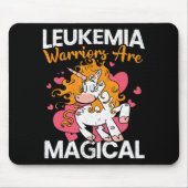 Leukemiepatiënten zijn Magische Unicorn Leukemie A Muismat (Voorkant)
