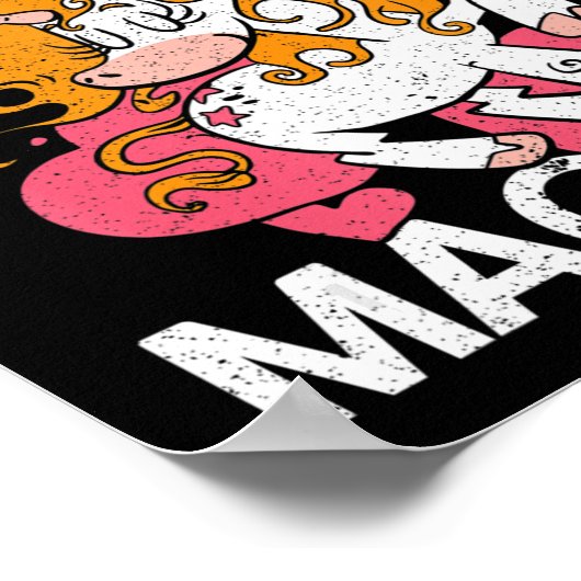 Leukemiepatiënten zijn Magische Unicorn Leukemie A Poster (Hoek)