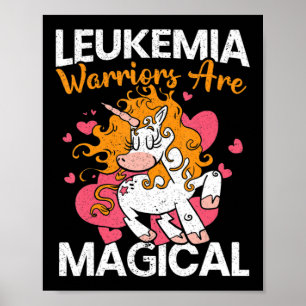 Leukemiepatiënten zijn Magische Unicorn Leukemie A Poster