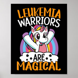 Leukemiepatiënten zijn Magische Unicorn Leukemie A Poster