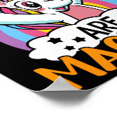 Leukemiepatiënten zijn Magische Unicorn Leukemie A Poster (Hoek)