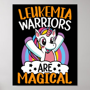Leukemiepatiënten zijn Magische Unicorn Leukemie A Poster