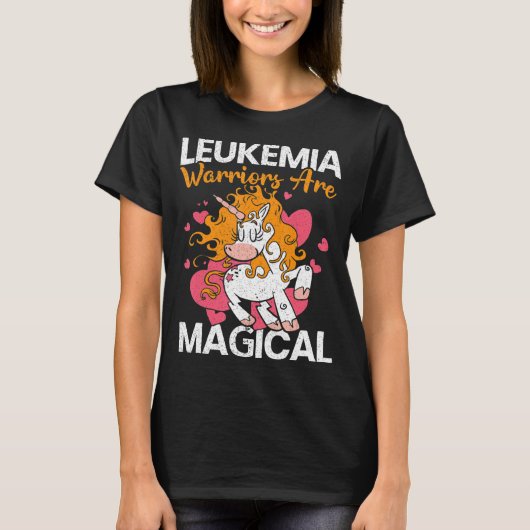 Leukemiepatiënten zijn Magische Unicorn Leukemie A T-shirt (Voorkant)