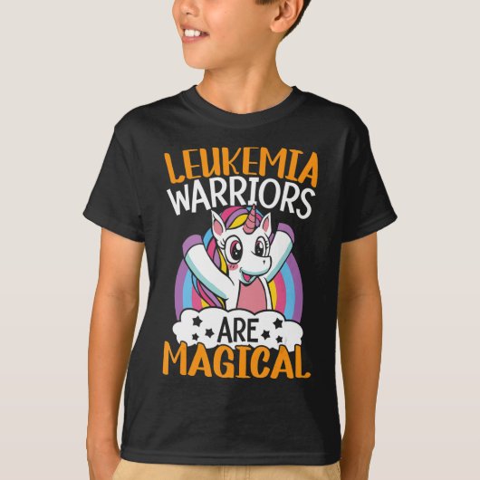 Leukemiepatiënten zijn Magische Unicorn Leukemie A T-shirt (Voorkant)