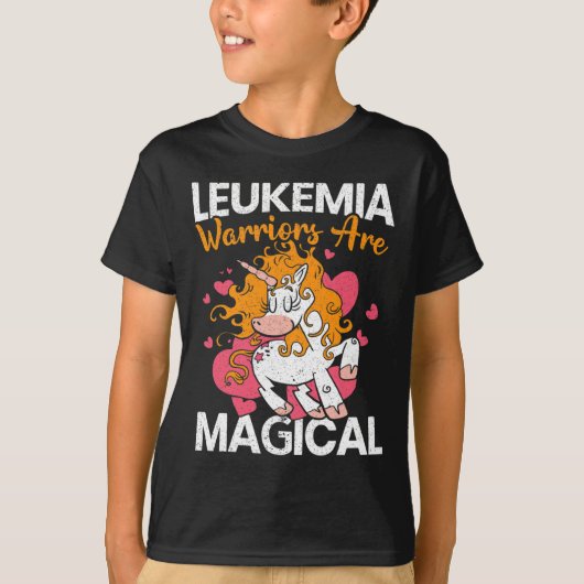 Leukemiepatiënten zijn Magische Unicorn Leukemie A T-shirt (Voorkant)