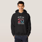 Leuker dan twee 20-jarigen Grappige 40e verjaardag Hoodie (Voorkant volledig)