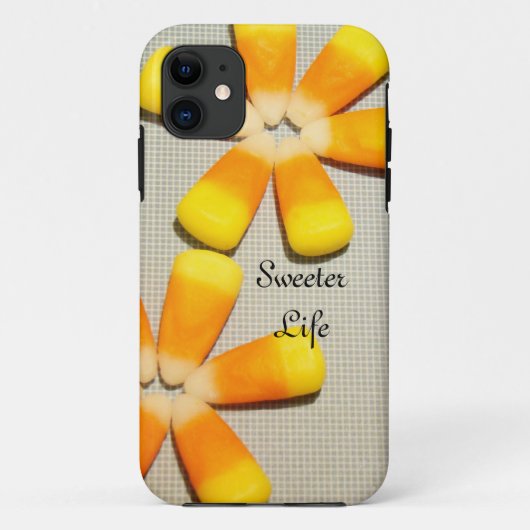 Leuker Leven iPhone 5 Hoezen Candy Corn Snoepjes (Achterkant)