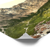 Leukerbad, Valais, Alpen, Zwitserland  Ph Poster (Hoek)