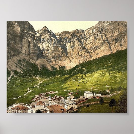 Leukerbad, Valais, Alpen, Zwitserland  Ph Poster (Voorkant)
