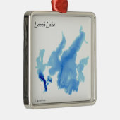 Leukmeer in diepte metalen ornament (Rechts)