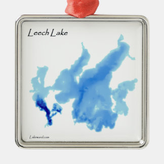 Leukmeer in diepte metalen ornament