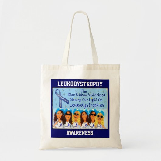 Leukodystrofie Sisterhood Canvas tas (Voorkant)