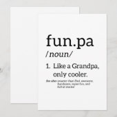 Leukpa Als Een Opa Maar Dan Cooler Feestdagenkaart (Voorkant / Achterkant)