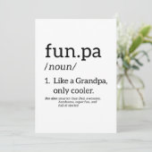 Leukpa Als Een Opa Maar Dan Cooler Feestdagenkaart (Staand voorkant)