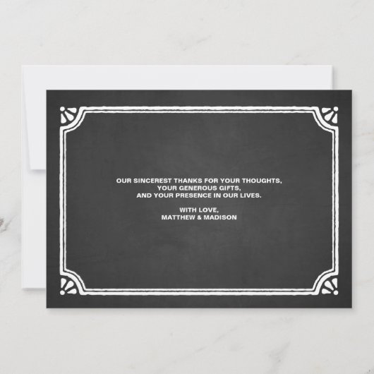 Leukste bedankt | Bedankkaart bruiloft (Achterkant)