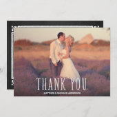 Leukste bedankt | Bedankkaart bruiloft (Voorkant / Achterkant)