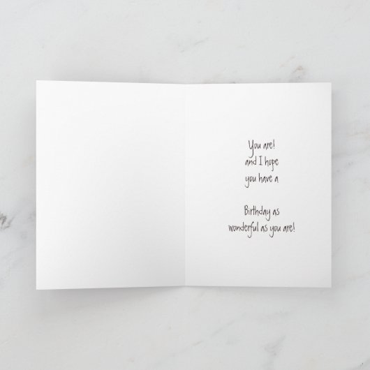 Leukste en mooiste vriend? Birthday Kaart (Binnen)