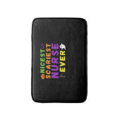 Leukste engste verpleegster ooit grappige Hallowee Badmat (Voorkant Verticaal)