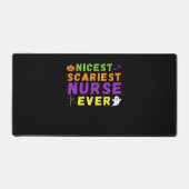 Leukste engste verpleegster ooit grappige Hallowee Bureaumat (Voorkant)