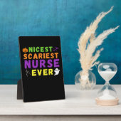 Leukste engste verpleegster ooit grappige Hallowee Fotoplaat (Zijkant)