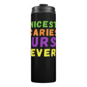 Leukste engste verpleegster ooit grappige Hallowee Thermosbeker (Voorkant)