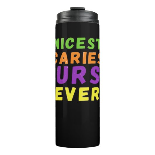 Leukste engste verpleegster ooit grappige Hallowee Thermosbeker (Voorkant)