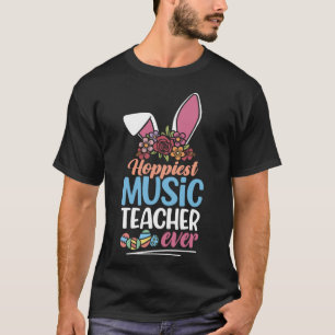 Leukste Hoppiest muziek leraar ooit Bunny Ear Red  T-shirt