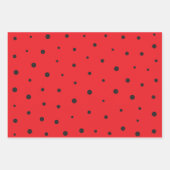 Leukste kleine lieveheersbeestje kinderen verjaard inpakpapier vel (Voorkant)