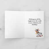 Leukste koe verjaardagskaart ooit kaart (Binnen)
