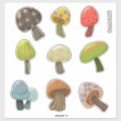 Leukste Paddestoelen Ooit Collectie Sticker (Vel)