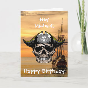 Leukste Piratenschip Verjaardag Kaart