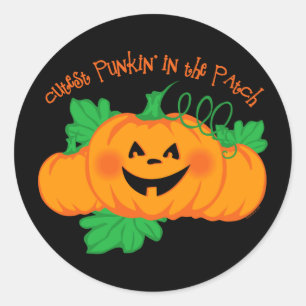 Leukste punkin' patch ronde sticker