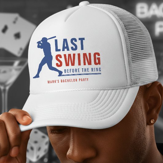 Leukste Swing Voor de Trouw Baseball Bachelor Part Trucker Pet