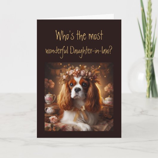 Leukste wonderbaarlijke schoondochter? Birthday Kaart (Voorkant)