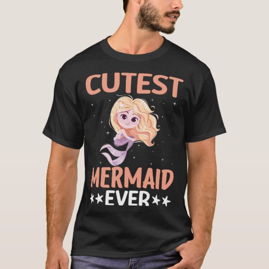 Leukste zeemeermin ooit in zeemeermin t-shirt (Voorkant)