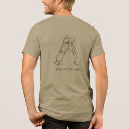Leun op de Heer Funny Jezus Stick Figure T-Shirt