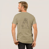 Leun op de Heer Funny Jezus Stick Figure T-Shirt (Voorkant)