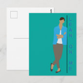 Leun Op Mij Briefkaart (Voorkant / Achterkant)