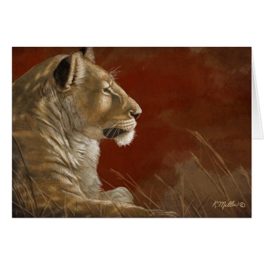 Leuness in het digitale schilderij Shade (Voorkant Horizontaal)