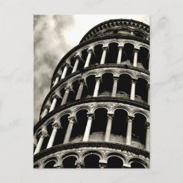 leuningtoren van pisa briefkaart