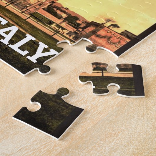 leuningtoren van Pisa - Italië Legpuzzel (Zijkant)