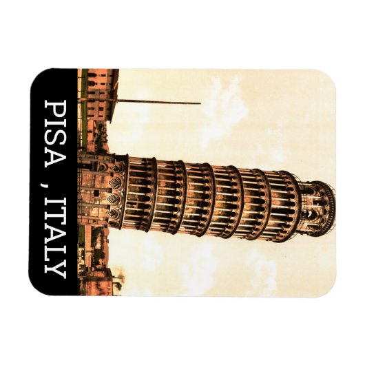 leuningtoren van Pisa - Italië Magneet (Horizontaal)