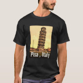  leuningtoren van Pisa - Italië T-shirt (Voorkant)